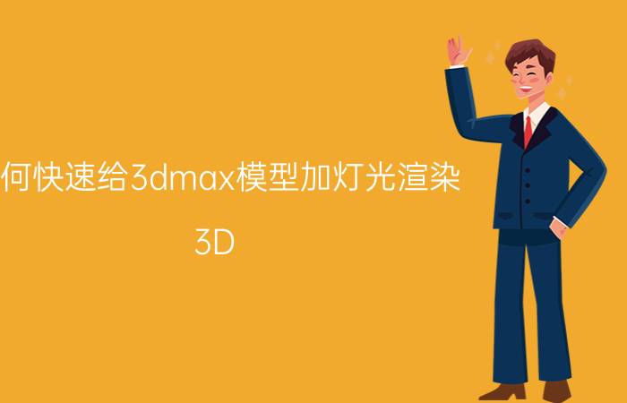 如何快速给3dmax模型加灯光渲染 3D max灯光反光太亮怎么办？